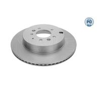Meyle Disque de frein arrière ventilé 523 0023/PD 35-15 – 2x pour MAZDA
