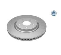 2x Disque de frein Essieu avant ventilé 36-15 521 0075/PD MEYLE pour NISSAN