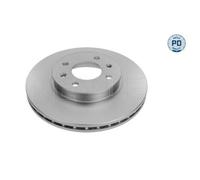 2x Disque de frein MEYLE 37-15 521 0031/PD convient pour HYUNDAI KIA