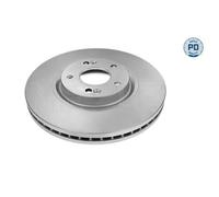 2x Disque de frein MEYLE 37-15 521 0035/PD convient pour HYUNDAI