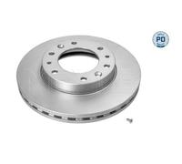 2x Disque de frein MEYLE 37-15 521 0046/PD convient pour HYUNDAI