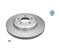 Meyle Disque de frein 383 521 1008/PD Essieu avant ventilé pour BMW 5 Touring 2x