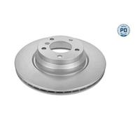 2x Disque de frein MEYLE 383 521 3064/PD convient pour BMW