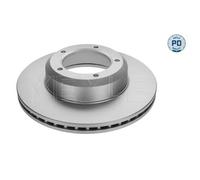 2x Disque de frein MEYLE 45-15 521 0004/PD convient pour LAND ROVER