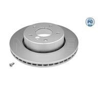 2x Disque de frein MEYLE 45-83 521 0005/PD convient pour LAND ROVER