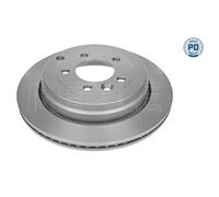 2x Disque de frein MEYLE 53-15 523 0011/PD convient pour LAND ROVER