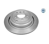 2x Disque de frein MEYLE 53-15 523 0012/PD convient pour LAND ROVER