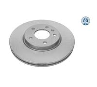 2x Disque de frein MEYLE 615 521 0006/PD convient pour OPEL VAUXHALL
