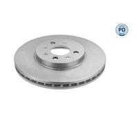 2x Disque de frein MEYLE 615 521 0012/PD convient pour OPEL VAUXHALL