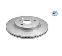 2x Disque de frein MEYLE 615 523 0019/PD convient pour OPEL SAAB VAUXHALL