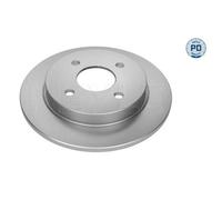 2x Disque de frein MEYLE 715 523 0010/PD convient pour FORD