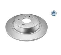 2x Disque de frein Essieu arrière plein 715 523 0032/PD MEYLE pour FORD