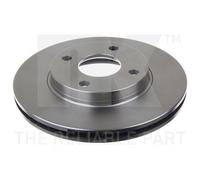 2x Disque de frein NK 202549 convient pour FORD MAZDA VOLVO
