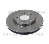 2x Disque de frein NK 203538 convient pour HYUNDAI KIA