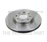 2x Disque de frein NK 209921 convient pour ALFA ROMEO FIAT LANCIA