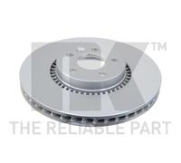2x Disque de frein NK 312570 convient pour FORD VOLVO LAND ROVER