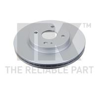 NK 2x Disque de Frein Ø258 MM Ventilé Recouvert pour Mazda 2 De _ Dh _3