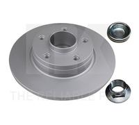 2x Disque de frein NK 313658 convient pour NISSAN OPEL RENAULT VAUXHALL