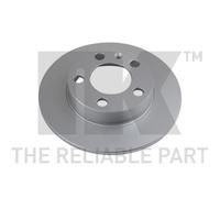 2x Disque de frein NK 314761 convient pour AUDI SEAT SKODA VW VAG
