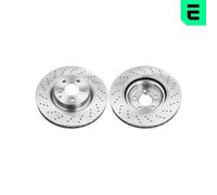2x Disque de frein OPTIMAL BS-8206HC convient pour MERCEDES-BENZ