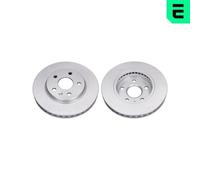 2x Disque de frein Essieu avant ventilé BS-8464HC OPTIMAL pour SAAB OPEL