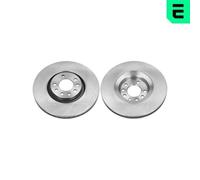 2x Disque de frein OPTIMAL BS-8612HC convient pour OPEL VAUXHALL