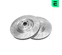2x Disque de frein OPTIMAL BS-9244HC convient pour MERCEDES-BENZ
