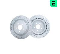 2x Disque de frein OPTIMAL BS-9960HC convient pour MERCEDES-BENZ