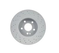 2x Disque de frein perforé 0 986 479 A02 BOSCH pour MERCEDES-BENZ CLA Coupé