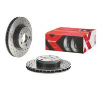 2x Disque de frein perforé/ventilé de l'intérieur 09.5673.1X BREMBO pour SUBARU