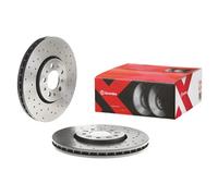 Brembo Disque de frein 0970102X – avant, ventilé et perforé – 1 pièce