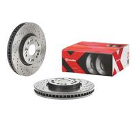 Disque de frein BREMBO 0984021X avant, perforé, ventilé, perforé, 1 pièce