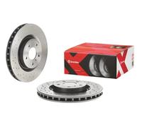 2x Disque de frein perforé/ventilé de l'intérieur 09.8485.1X BREMBO pour NISSAN