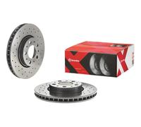 2x Disque de frein perforé/ventilé de l'intérieur 09.8633.1X BREMBO pour VOLVO