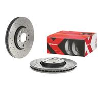2x Disque de frein perforé/ventilé de l'intérieur 09.9162.1X BREMBO pour SAAB