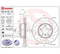 Disque de frein BREMBO XTRA LINE BREMBO 09.9172.1X, 1 pièce