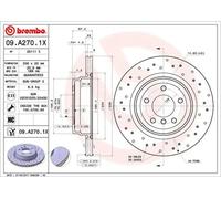 Disque de frein BREMBO XTRA LINE BREMBO 09.A270.1X, 1 pièce