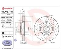 BREMBO 09.A427.3X Disque de frein