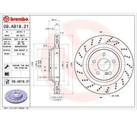 BREMBO 09.A818.21 Disque de frein