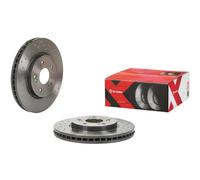 2x Disque de frein perforé/ventilé de l'intérieur 09.B648.1X BREMBO pour HONDA