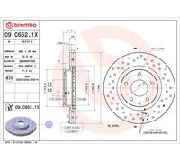 Disque de frein BREMBO 09.C652.1X