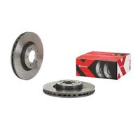 2x Disque de frein perforé/ventilé de l'intérieur 09.C658.1X BREMBO pour CITROËN