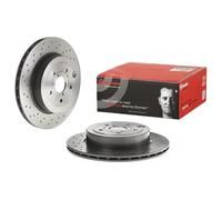 2x Disque de frein perforé/ventilé de l'intérieur 09.C829.11 BREMBO pour SUBARU