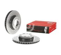 2x Disque de frein perforé/ventilé de l'intérieur 09.C880.11 BREMBO pour PORSCHE