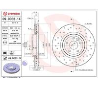 BREMBO 09.D063.1X Disque de frein