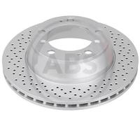 2x Disque de frein perforé/ventilé de l'intérieur 17070 A.B.S. pour PORSCHE 911