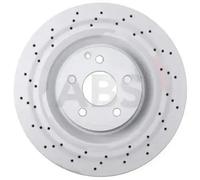 2x Disque de frein perforé/ventilé de l'intérieur 17795 A.B.S.