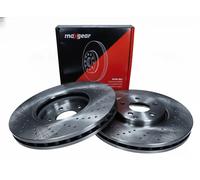 2x Disque de frein perforé/ventilé de l'intérieur 19-4818 MAXGEAR