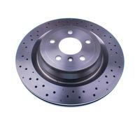 2x Disque de frein perforé/ventilé de l'intérieur B130721 DENCKERMANN