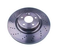 2x Disque de frein perforé/ventilé de l'intérieur B130744 DENCKERMANN
